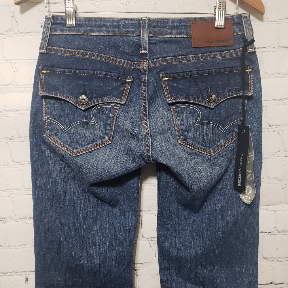 Big Star 1974 NWT Sz 26R Remy Boot Low Rise Jeans - Picture 14 of 16